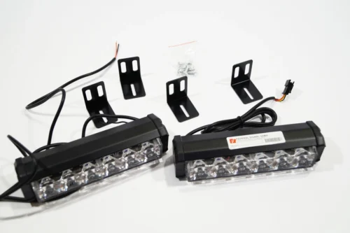 LED фара із стробоскопом 12Вольт 36W, Жовтий стробоскоп, з пультом 9-режимів