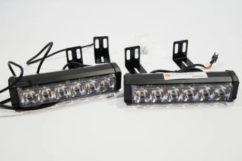 LED фара із стробоскопом 12Вольт 36W, червоний-синій або білий, з пультом