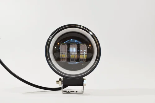 Додаткова світлодіодна LED фара 30Вт Кругла (Ангельський Очей) Чіткої світловий тіньової кордоном