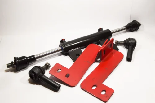 Циліндр МТЗ 2х сторонего дії 50 - 30 вага 15 кг Наконечники до циліндра + кріплення циліндра (Кронштейни)