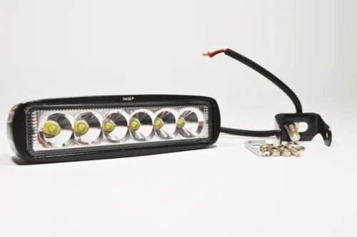 Додаткова світлодіодна (LED) фара, дальнє світло, 18Вт, + стробоскоп білий