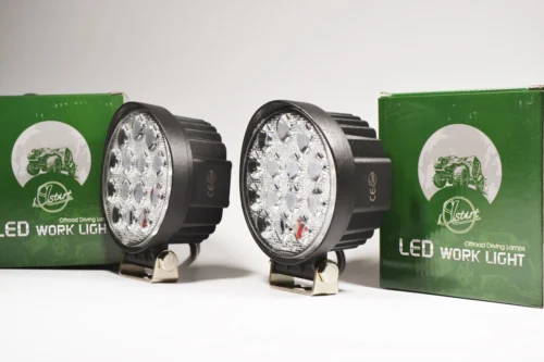 Світлодіодна LED-фара робоча 42W/60° 42 Вт.(3 Вт*14ламп) Широкий промінь (SLstart) (Комплект 2 шт.)