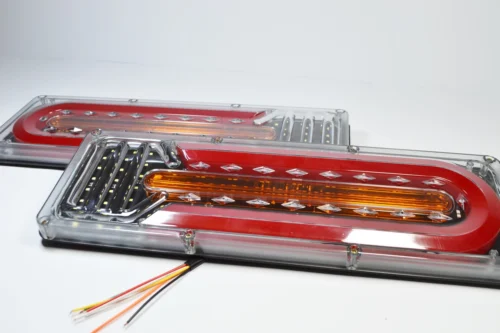 Ліхтар LED задній 24V до Автомобільної техніки, вантажівок, 41х13см (Біжить поворотник) Reap lamp Wagen