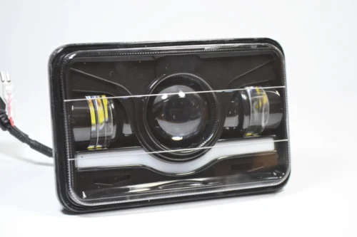 Світлодіодна фара ближнього світла і дальнього світла+ДХО 41B - 60W ДХО. Чіткої світловий тіньової кордоном (3режима)