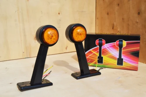 Габарит LED 24V заносу причепа Права сторона та ліва 24вольт (РОЖКИ)
