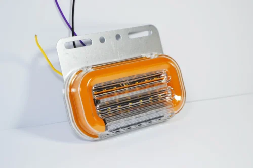 Габаритний ліхтар LED з поворотом та підсіткою 24V жовтий (1шт)