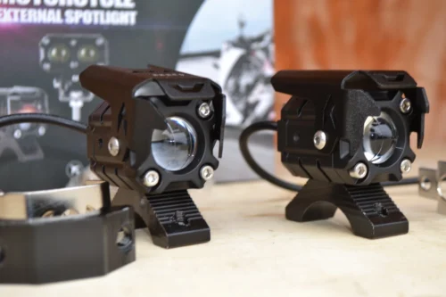 Додаткова світлодіодна LED-фара 35 Вт два режими світла (Дальній +Ближний Жовтий + Білий) Лінзована