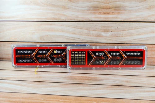 Ліхтар LED задній 24V до Автомобільної техніки, вантажівок, 33х13 см (Малювальний поворотник) Lambo