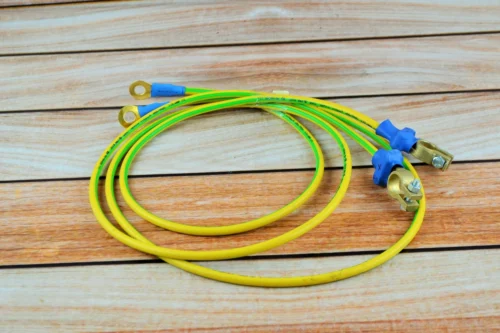 Комплект проводів стартера Трактора МТЗ-80 клема свинець кт плюс, мінус (АКБ(+/-), 16 мм.)