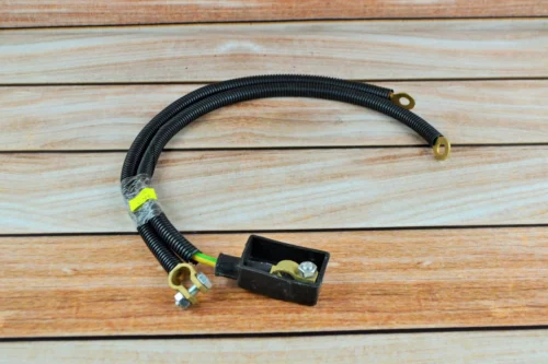 Комплект проводів стартера Трактора МТЗ-82 клема свинець кт плюс, мінус (АКБ(+/-), 16 мм. в гофрі)