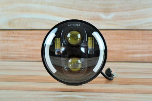 Оптика Фари Ваз 2106 60 ватів Універсальні світлодіодні фари Led 5.75 дюймів ДХО Ангельські очі фари