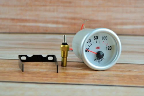 Покажчик температури води стрілковий Ket Gauge 7702 LED діодний Ø 52мм прилад датчик