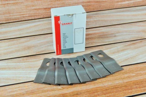 Ніж роторної косарки (зігнутий) GRANIT 105x46(47)x3Ø21