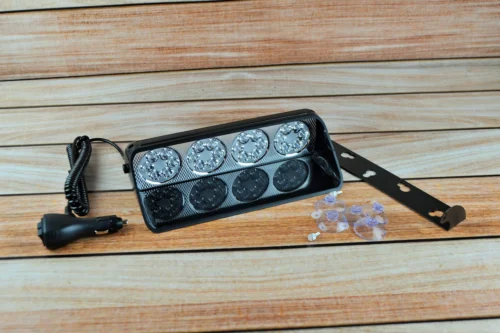 Стробоскоп у салон під лобове скло, Од прикурювача на липучках і кріпленні 28 см