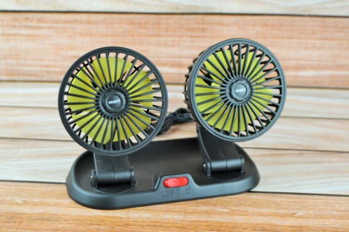 Вентилятор автомобильный от прикуривателя 24 вольт (две скорости)