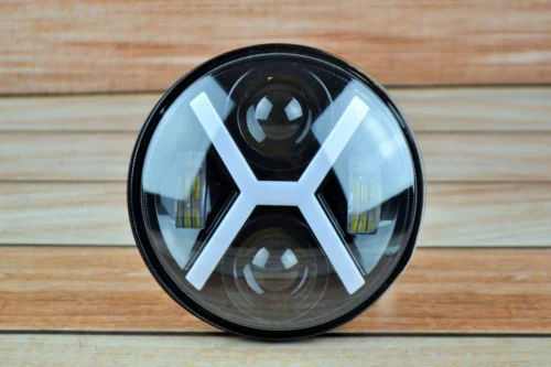 Оптика Фари Ваз 2106 60 ватів Універсальні світлодіодні фари Led 5.75 дюймів ДХО Ангельські очі фари