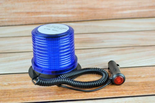 Світлодіодна LED мигалка, Од прикурювача на Магніті (з кнопкою влючення)