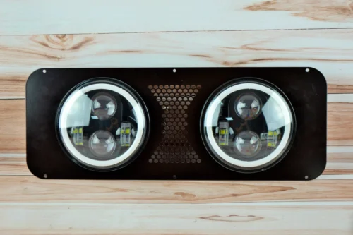 Рестайлінгові передні круглі фари та решітка на МТЗ-82 (Ближній+Далекий+поворот+ДХО)