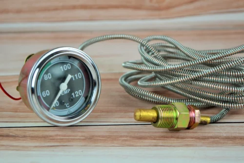 Покажчик температури з датчиком нового зразку (механич) УТ-250 (трос 3мметра)+Підсвітка LED +Переходник