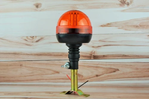 Світлодіодна LED мигалка з кронштейном жовта, на 3 режима