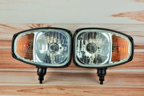 Комплект передніх універсальних Фар спецтехніки, JCB 3CX, 4CX ( 225* 150* 100* )