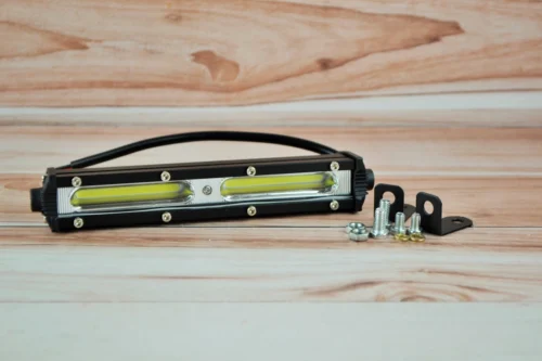 Фара LED прямокутна 20W (плоска) (2 діода) (chip COB-D1) (2 діода) (18.5 см х 5см х 3 см)