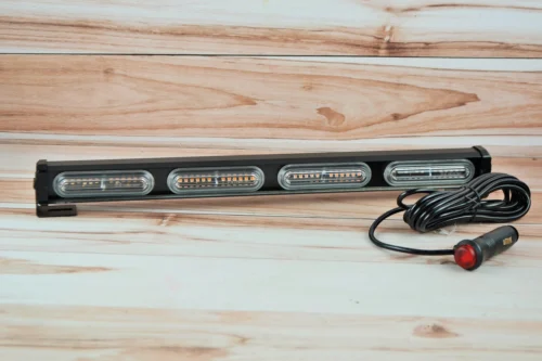 LED балка стробоскоп на магнітах 45W, жовте світло, прикурювач 12-24В (44см*5см*5см)