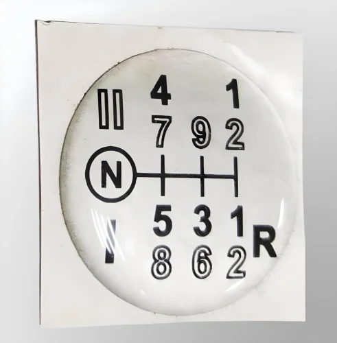 Наклейка рукоятки силікон КПП