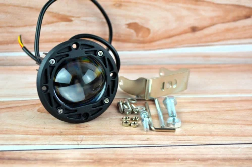 Додаткова світлодіодна LED фара 40Вт два режима світла (Дальній-білий) (Ближній-білий) Лінзована