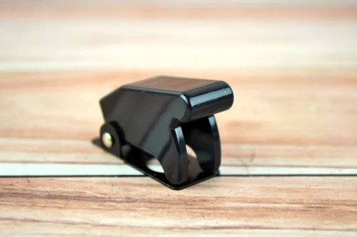 Кришка тумблера прозора пластикова чорна