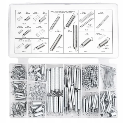 Набор пружин 16 видов (сжатие и разжатие) 200 шт.