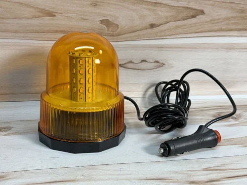 Маячок LED проблисковий 12В/24В, 40 LED діодів, магніт