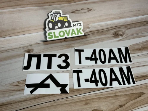 Комплект наклейок на капот трактора Т-40 "ЛТЗ Т-40АМ "