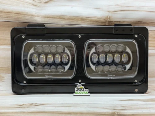 Рестайлінгові передні квадратні фари та решітка в ЗБОРІ на МТЗ-82 (Ближній+Далекий+поворот+ДХО)