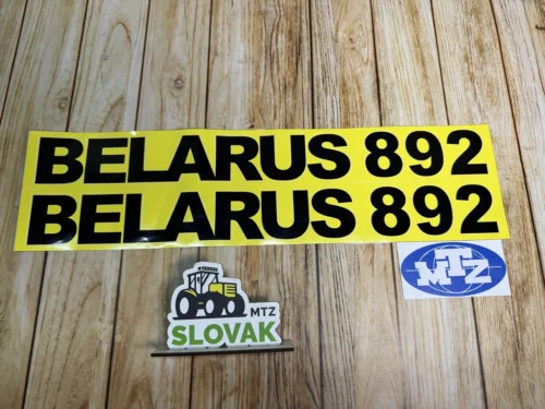Комплект наклейок на капот трактора МТЗ "BELARUS 892"