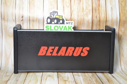 Полиця кабіни МТЗ МК (Червоний напис Беларус) металева вузька панель, глуха поличка