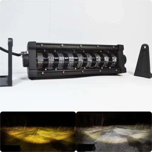 Світлодіодна балка лід 120вт 12диод Чітка светотеневая кордон Ближній світор (Жовтий та Білий режим)