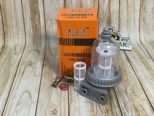 Фільтр паливний грубої очистки прозорий МТЗ (корпус у зборі + запасна сітка) (А23.30.000-01-10)