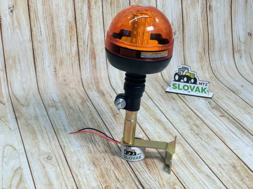 Світодіодна LED Мигалка з кронштейном, жовта на 3-режима на (12-24v)