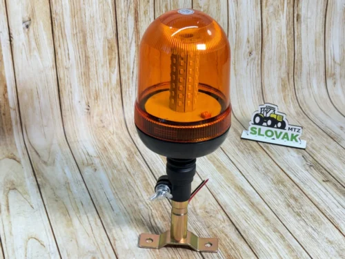 Светодиодная LED мигалка с кронштейном, желтая на 3 режима (12-24v)