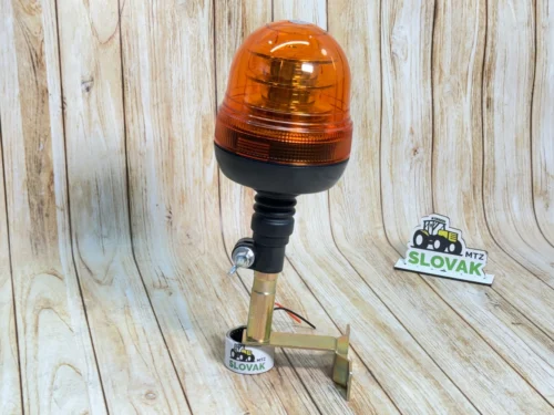 Світодіодна LED Мигалка жовта з кронштейном на 3-режима на (12-24v)