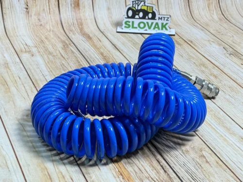 Шланг спиральный полиуретановый  8*6 мм з швидкознімачами 10м (PT-1706 Intertool)