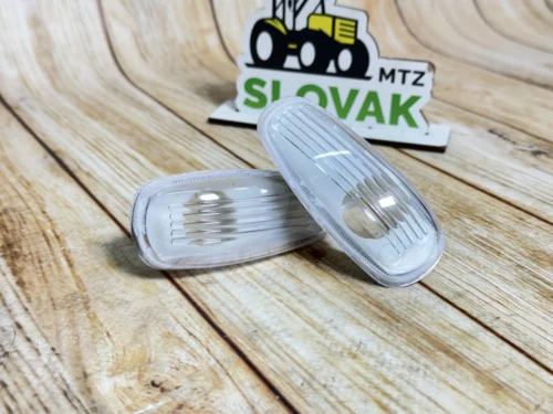 Світлодіодний бічний повторювач поворотів на лампочку Daewoo, Lanos, Sens Chevrolet, Білий скло