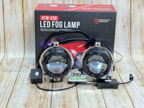 Комплект лед фар, протитуманних та основних фар Mitsubishi Pajero V73 V75 V77: BI-LED 100W WW ( к-т 2шт)