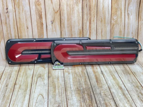 Ліхтар LED задній 12-24V до Автомобільної техніки, вантажівок, 46х13см (Біжучим Поворотник) NEW