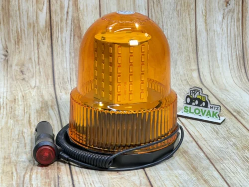 LED мигалка жовта, 3-режима, від прикурювача на магніті з кнопкою включення