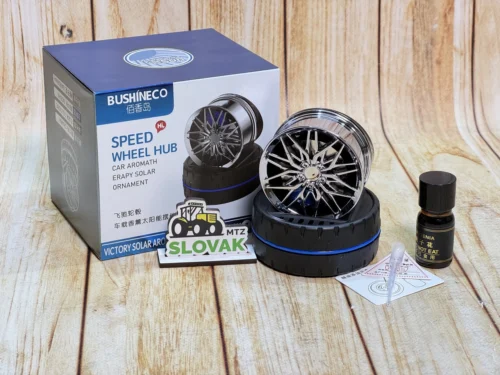 Ароматизатор в машину Колесо Chrome на сонячній батареї (Синій колір)