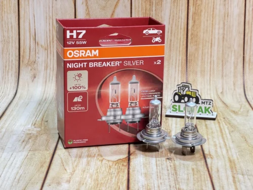 Автолампа галогена 12V H7/55W "2х OSRAM" (+100% 130м)