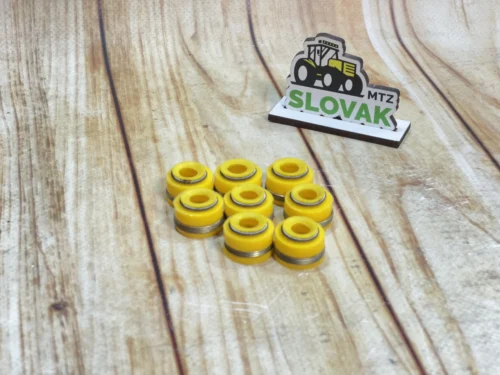 Набір манжет клапанів двигуна Д-240/245 ( Силікон усилені ) (Жовтий)