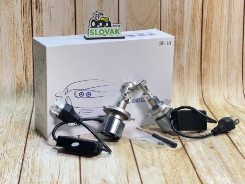 Лампи LED міні-лінзи Н4" Лінзована лампочка Н4 (55Вт, 16000Лм, 5700К, 12v, Цоколь H4)